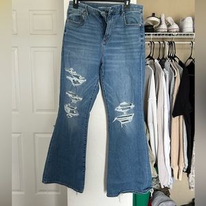 American eagle flare jeans